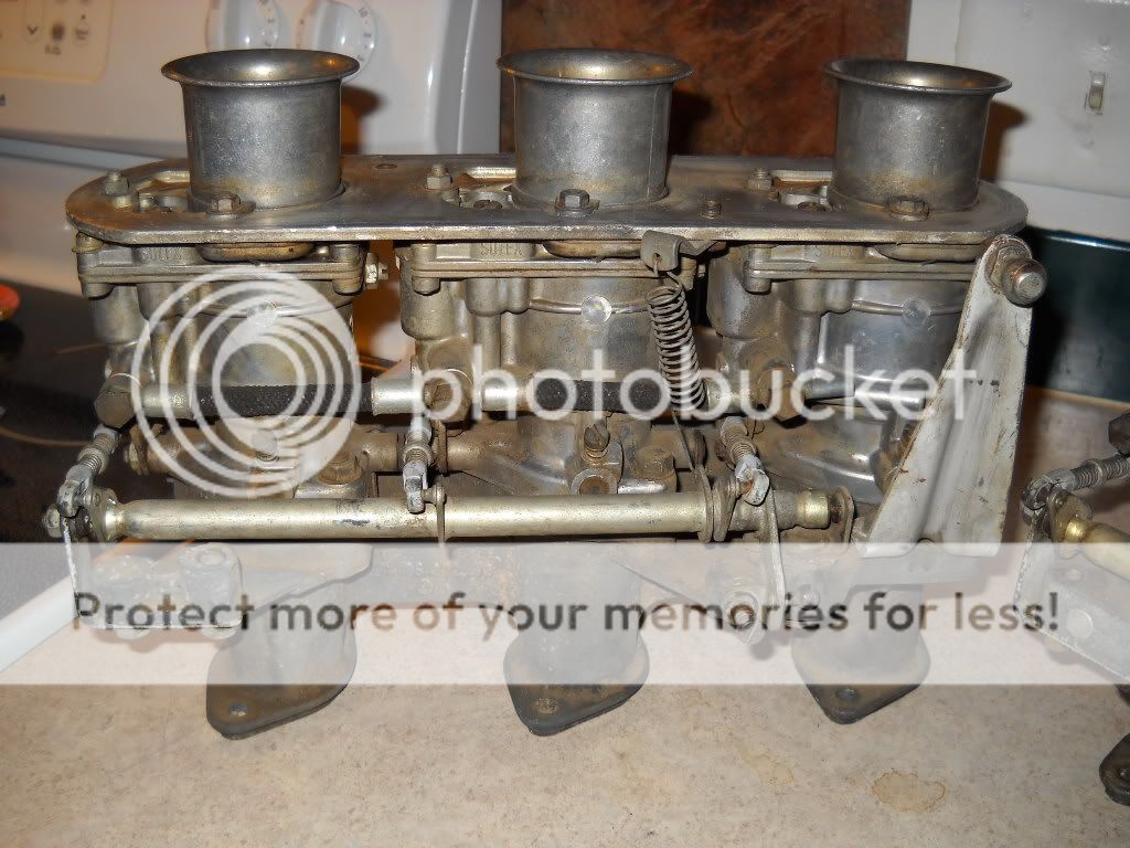 SOLEX 40PI 40 P1 Triple Carbs Early 911 Very Nice Set