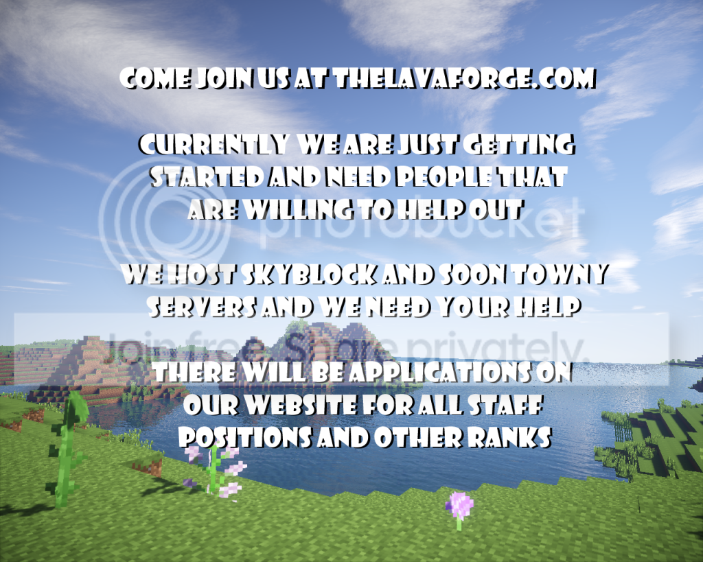 TheLavaForge.com SkyBlock Minecraft Server